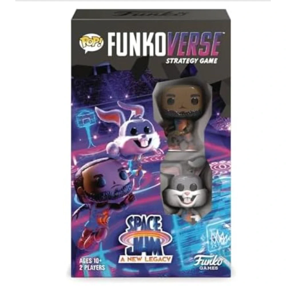 NEW Funko POP! Funkoverse Space Jam: A New Legacy Strategy Game 100 2-Pack NIB